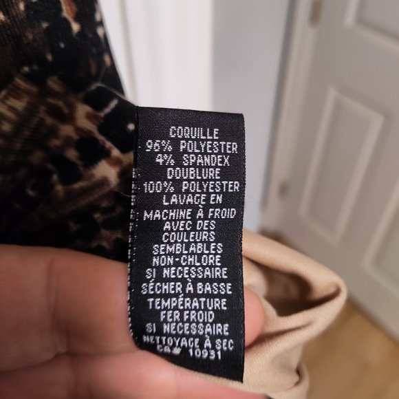 Laura Petite size 4 mini dress, multi brown in color - Picture 6 of 6